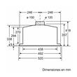 Campana Bosch DHL585B Extractora 52Cm Plata