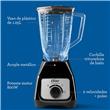 Licuadora Oster BLSTKAPBRD054 Kaliman 1,25 Litros 800W Negra