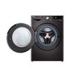 Lavarropas LG WM10BVC4S6 10Kg 1400Rpm Acero Negro Inverter