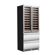 Cava Php YC-618 3 Zonas 20 Bandejas Plateada Luz interior