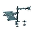 Soporte de Escritorio para Monitor y Notebook Onebox OB-LCD25 de 13" a 32" con Base Móvil