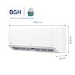 Aire Acondicionado BGH-Silent Air BSI35WCJW 3450W Frio Calor Split Inverter