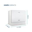 Lavavajilla Philco PHLJ05B 5 Cubiertos Blanco