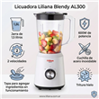 Licuadora Blendy Liliana AL300 1.5 Litros 600W 2 Velocidades