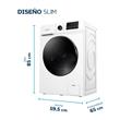 Lavarropas Philco PHLFA11C3ABN 11Kg 1400Rpm Blanco Inverter