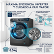 Lavarropas Electrolux ELAF208S 8.5Kg 1200Rpm Gris Onix Inverter
