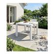 Mesa Cuadrada Avelino 105/HK005 80x80 Regulable Blanco