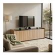 Rack Tv Table´s 4233-CCA 0,52x1,80x0,45 4 Puertas Cocobolo Amberes