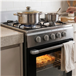 Cocina Multigas Essential Philco PHCN50PNS 50 cm Plateada con Puerta de Doble Vidrio
