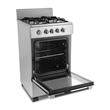 Cocina Multigas Essential Philco PHCN50PNS 50 cm Plateada con Puerta de Doble Vidrio