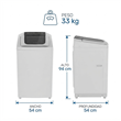 Lavarropas Drean LPDR0680TB 6Kg 800Rpm Blanco Superior