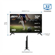 Televisor Smart Noblex DB32X3010 32" Led HD Roku Tv