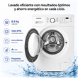 Lavarropas Samsung WW70A4000EE 7Kg 1000Rpm Blanco Inverter