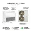 Aire Acondicionado Kanji Home KJHFI57R4 15000W Frio Calor Piso/Techo Inverter