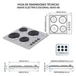 Anafe Escorial Aeho-58 60Cm Eléctrico Empotrable Hot Plate