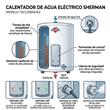 Termotanque Sherman TECC055ESHK2 55 Litros Electrico Inferior