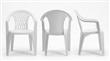 Sillon Mica Trenzado Blanco