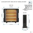 Calefactor Eléctrico Infrarrojo Panel Liliana CCI650 2200W con Termostato