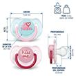Chupetes Philips Avent Classic SCF172/72 x2 6-18 Meses Silicona Sin BPA Rosa