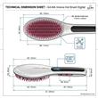 Cepillo Alisador GA.MA Innova Hot Brush Digital Cerámico hasta 230°C Nano Silver