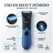 Cortadora Corporal Barbasol CBT1-8002-ARG Recargable USB Wet & Dry con Luz