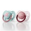 Chupetes Philips Avent Classic SCF172/72 x2 6-18 Meses Silicona Sin BPA Rosa