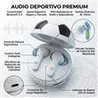 Auricular Eurosound ES-FB1804-WB Futbol Bluetooth In Ear Negro y Blanco