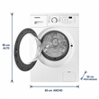 Lavarropas Samsung WW70A4000EE 7Kg 1000Rpm Blanco Inverter