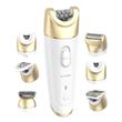 Depiladora GA.MA Oasis Gold GOGOLD Inalámbrica Recargable Wet & Dry con 6 Cabezales
