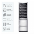 Cava Php YC-510 108 Botellas Dual Zone 9 Bandejas Luz interior
