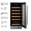Cava Php YC-60 18 Botellas Panel Led