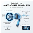 Auriculares Xiaomi Redmi Buds 5 Pro Bluetooth Blanco Microfono
