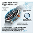 Smartwatch Udfine Power 2 1.6" Amoled IA Bluetooth Plateado