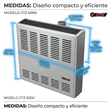 Calefactor Ctz T-6000TB/P 6000 Calorias Tiro Balanceado Linea Pesada