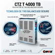 Calefactor Ctz T-4000 TB 4000 Calorias A Gas Tiro Balanceado