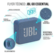 Parlante Portátil Bluetooth JBL Go Essential Azul 3.1W IPX7
