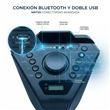 Torre de Audio Noblex MNT2X 4200W Bluetooth Microfono