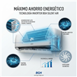 Aire Acondicionado Bgh-Silent Air BSH52WCU 5200W Frio Calor Split