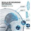 Turboventilador Metálico de Piso Peabody PE-VP150 20" 130W de 3 Velocidades