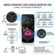 Torre de Sonido LG XBoom RNC9-NS Bluetooth Microfono