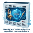 Calefactor Ctz T-6000TB/P 6000 Calorias Tiro Balanceado Linea Pesada