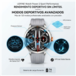 Smartwatch Udfine Power 2 1.6" Amoled IA Bluetooth Plateado