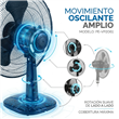 Ventilador de Pie Peabody PE-VP2061 20" 60W con Función Brisa y 3 Velocidades