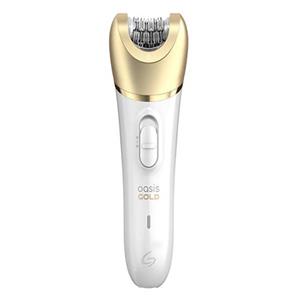 Depiladora GA.MA Oasis Gold GOGOLD Inalámbrica Recargable Wet & Dry con 6 Cabezales