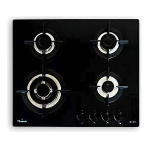 Anafe Singer Flor 6749 60Cm Multigas Vidrio Templado Negro