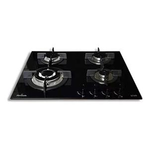 Anafe Singer Flor 6749 60Cm Multigas Vidrio Templado Negro