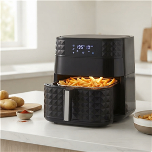 Freidora de Aire Digital PHP GLA-528 7.5 Litros 1800W con Ventana Visible