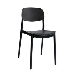Silla de Diseño Avelino 105/003 Ecológica Negro de Exterior