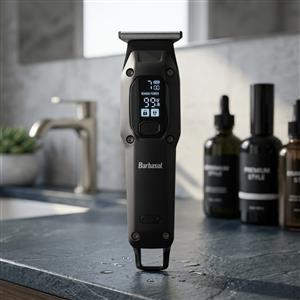 Cortadora de Pelo y Barba Barbasol CBH1-4008-ARG Inalámbrica 6 Peines Pantalla LCD