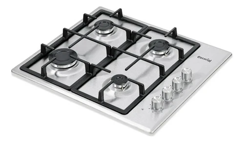 Anafe Escorial Ag-58 60Cm A Gas Empotrable Acero